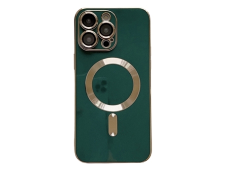 Lente para Telefone Mobile Phone Cases Magsafe Plating With para iPhone 12 Pro Max Pele Sintética