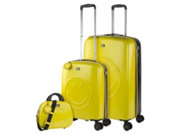 Conjunto de Malas SMILEY ORIGINALS Pc SMILEY ORIGINALS Amarelo-Preto 48X71X30 Cm 88L