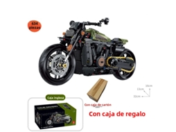 Brinquedo De Blocos De Montar Em Formato De Motocicleta, Modelo Harley Davidson, Ideal Para Crianças, Presente Perfeito. Mdug