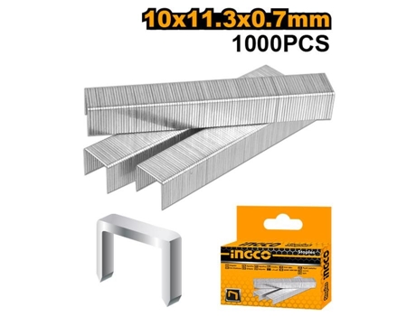 Caixa De Grampos 1000pcs Ingco 10mm 0.7mm Hsg1403
