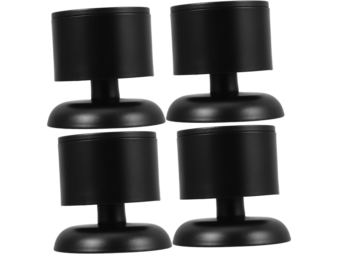 Conjunto De 4 Suportes Ajustáveis Para Elevar Móveis, Em Aço Inoxidável, Para Mesas E Sofás Ideal Projetos Faça Você