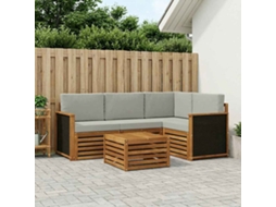 Vidaxl Conjunto De Sofás Para Exterior 5 Unid. Poliéster