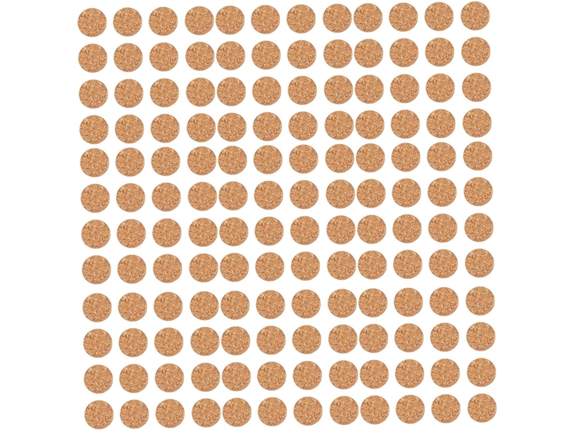 Almofadas De Cortiça Autoadesivas, 2000 Unidades, Redondas, 1,4 Cm