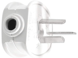 Adaptador de Viagem com Aterramento, Plugue Au Ac 250v 10a, 3 Pinos Planos CHABERLU