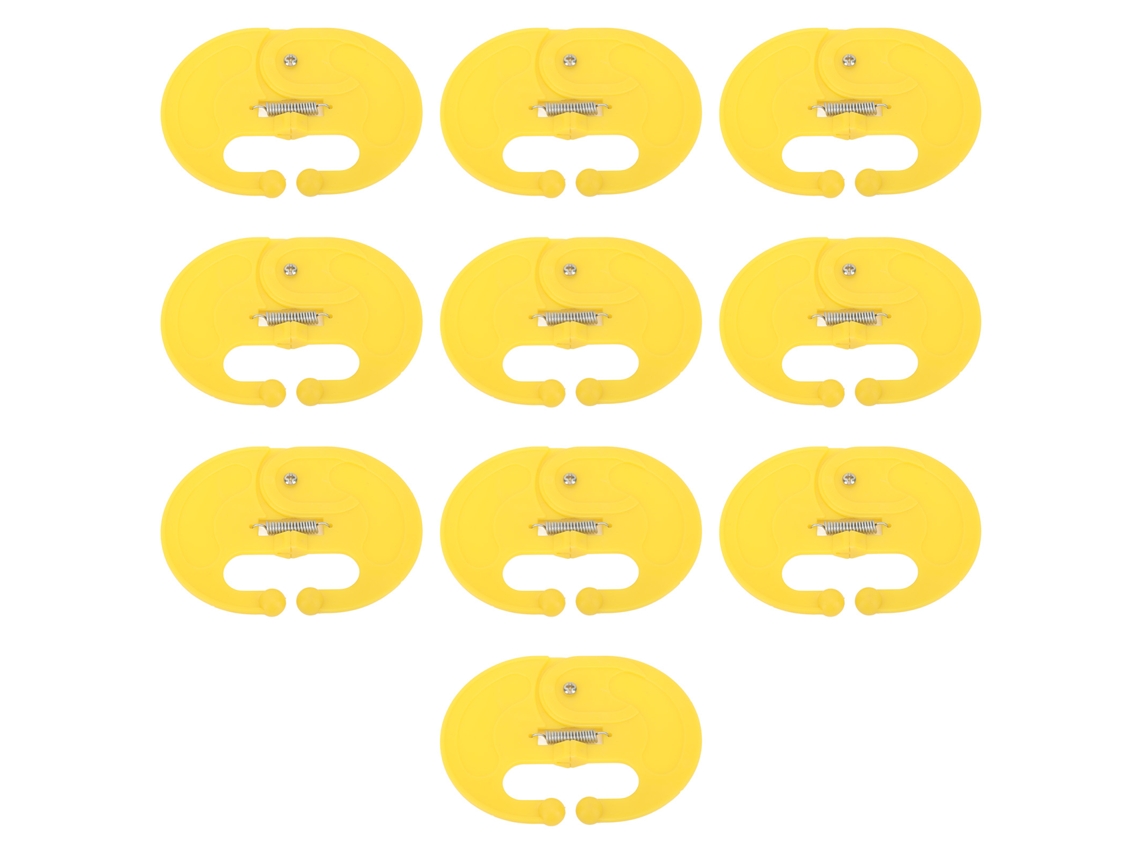 Pack de 10 Ferragens para Desmame de Bezerros com Anel Nasal Resistente e Prolongado LAXISCREED