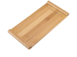 Lurelia Bandeja De Chá Bambu Natural 33 X 17 X 2 Cm Para Chá, Café E Snacks