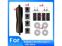 Acessórios Para Aspirador De Pó Dreame L10s Ultra Gen 2 / L30s Ultra: Escova Lateral Principal, Filtro De Esfregão, Sacos De Pó._ozo