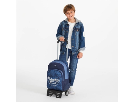 Mochila ROLL ROAD Palm Azul (33x44x13,5cm)