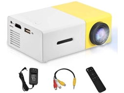 Projetor Led Portátil 1080p Mini Projetor De Home Theater, Suporte Para Filmes Brilvibera