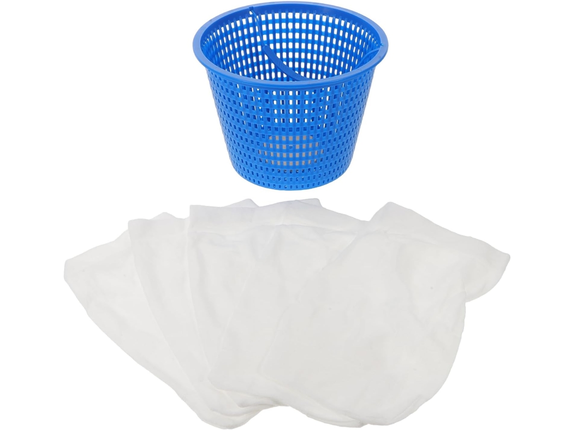 Kit de Cesto para Skimmer de Piscina Inoomp com Meias Filtrantes: Cesto Filtrante a Raios Uv, Feito de Material CHABERLU