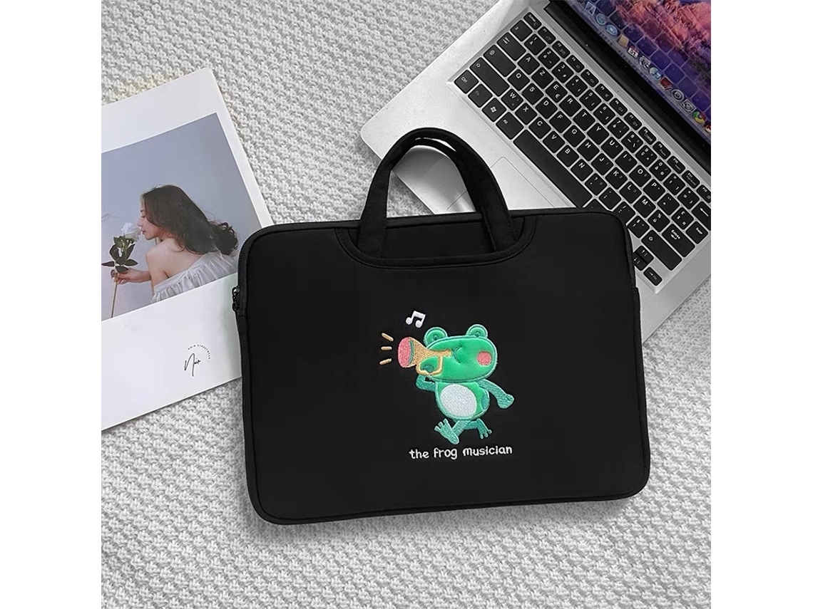 Bolsa Para Laptop Em Formato De Sapo Fofo Bolsa 14 15 Polegadas Yunzii