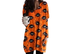 Moletom Laxiscreed Manga Longa Para Halloween Com Bolso - Tamanho G Para Mulheres