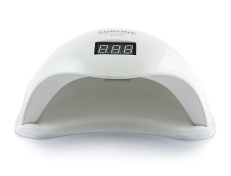 Lâmpada de uma UV/LED Sun5 Ultra Cure 48W, dispositivo profissional de nível de salão, em branco elegante, Sunone