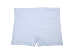 Mali calcinha Gravida de Algodão High Waist Briefs Elastic Azul XL