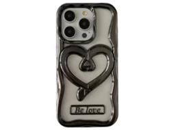 Suporte Casa Quedas Galvanizado Para Iphone 14 Pro Max Pele Sintética Preto