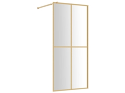 Divisória de Chuveiro 90x195 Cm Vidro Transparente Esg Dourado MAISON EXCLUSIVE