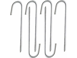 Omni-6 Parafusos De Acero Galvanizado Para Anclaje Em Forma De J - Ideais Para Barracas, Trampolins, Redes De Futebol E Jardim
