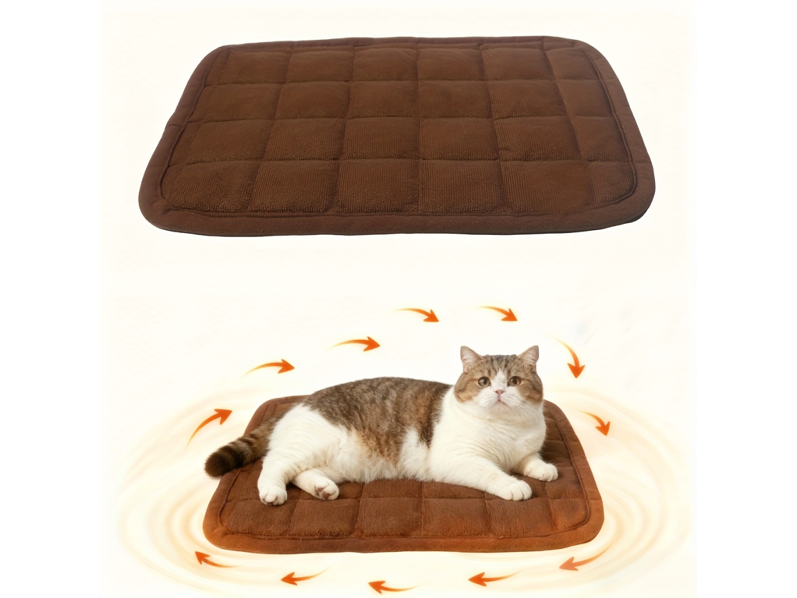 Cama Autoaquecida para Gatos Isolada e Resistente Ao Frio, Almofada Lavável para Animais de Estimação, Tamanho Xs, Ergonômico, Uso Diário STELASPLEN