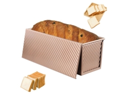 Forma Para Pão E Bolos, Em Aço Carbono, 1000 G, Revestimento Antiaderente, Com Tampa, Para Forno, Confeitaria E Preparo Doméstico