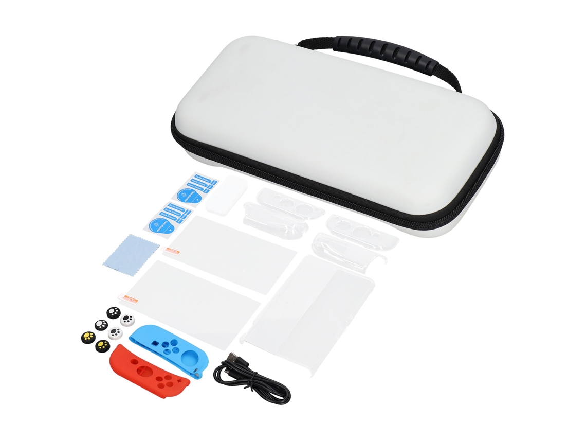 Aetheria-kit Acessórios Console: Estojo Transporte, Película Protetora, Protetores Analógicos Viagem