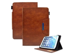 Capa Protetora Para Tablet De 10 Polegadas Em Couro Pu Com Suporte, Estilo Carteira, Fina E Leve.
