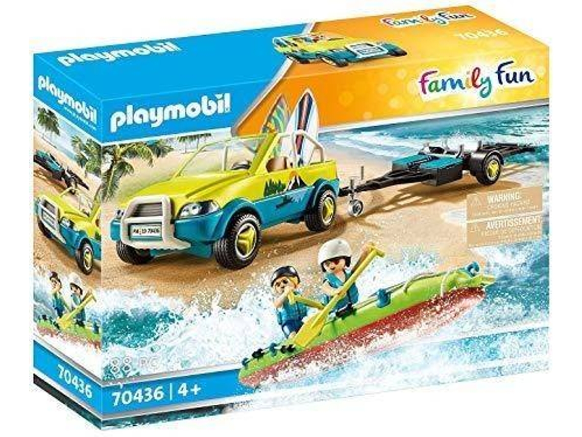 Playmobil 70436 Carro De Praia Com Canoa