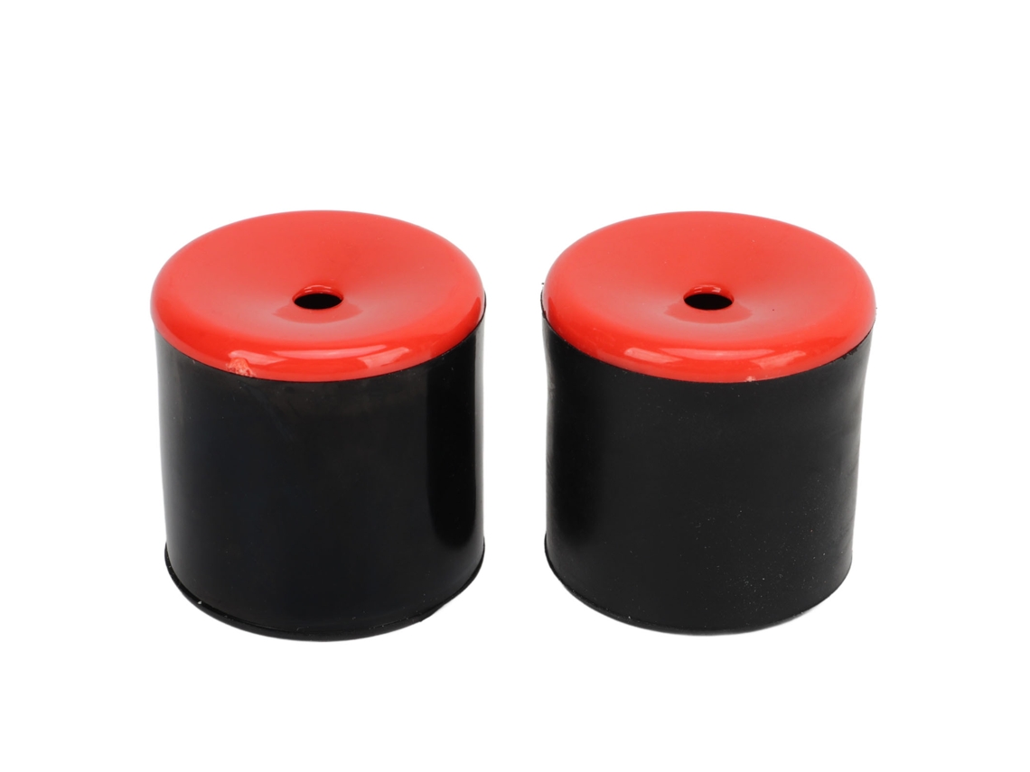Mali 2pcs Brinquedo de Peido com Sons Realistas Ajustáveis Borracha Macia Squeeze Vermelho