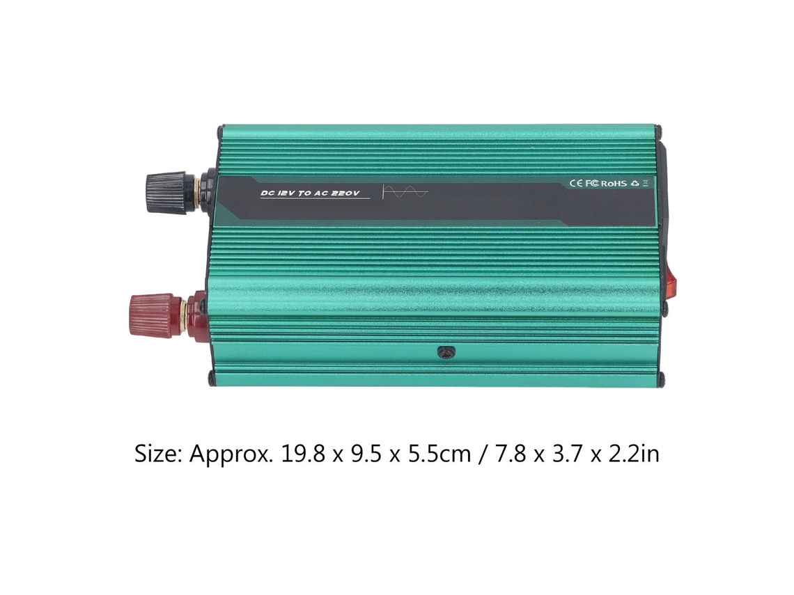 Laxiscreed Inversor De Onda Senoidal Pura 300w 12v Dc Para 220v Ac Para Eletrodomésticos