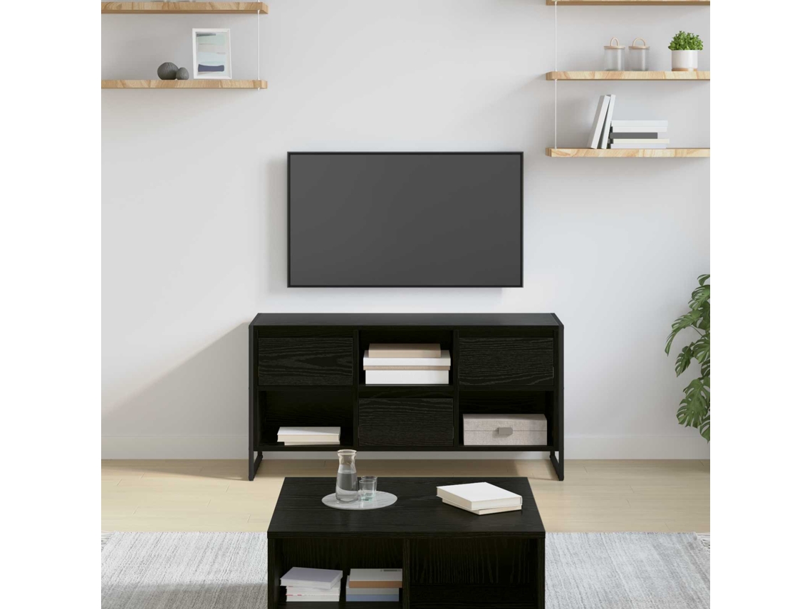 Vidaxl Gabinete Para Tv 100 X 36 X 49,5 Cm Carvalho Preto