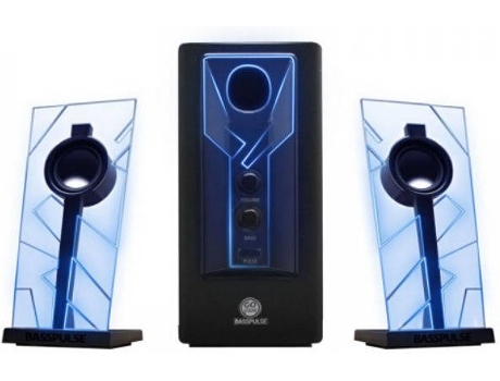 Coluna GO GROOVE Basspulse 2.1 K (Azul - 40 W)