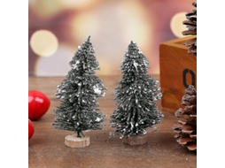 Miniaturas De Árvores De Natal Para Casa De Bonecas, Jardim De Fadas E Decoração De Casa De Bonecas. Aquaforge