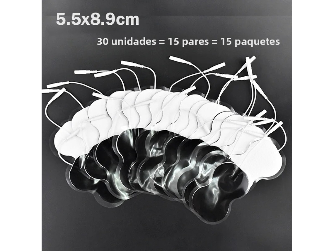 Adesivo de Gel para Eletrodos Tens/ems MDUG (30 Unidades, 5,5 X 8,9 Cm)