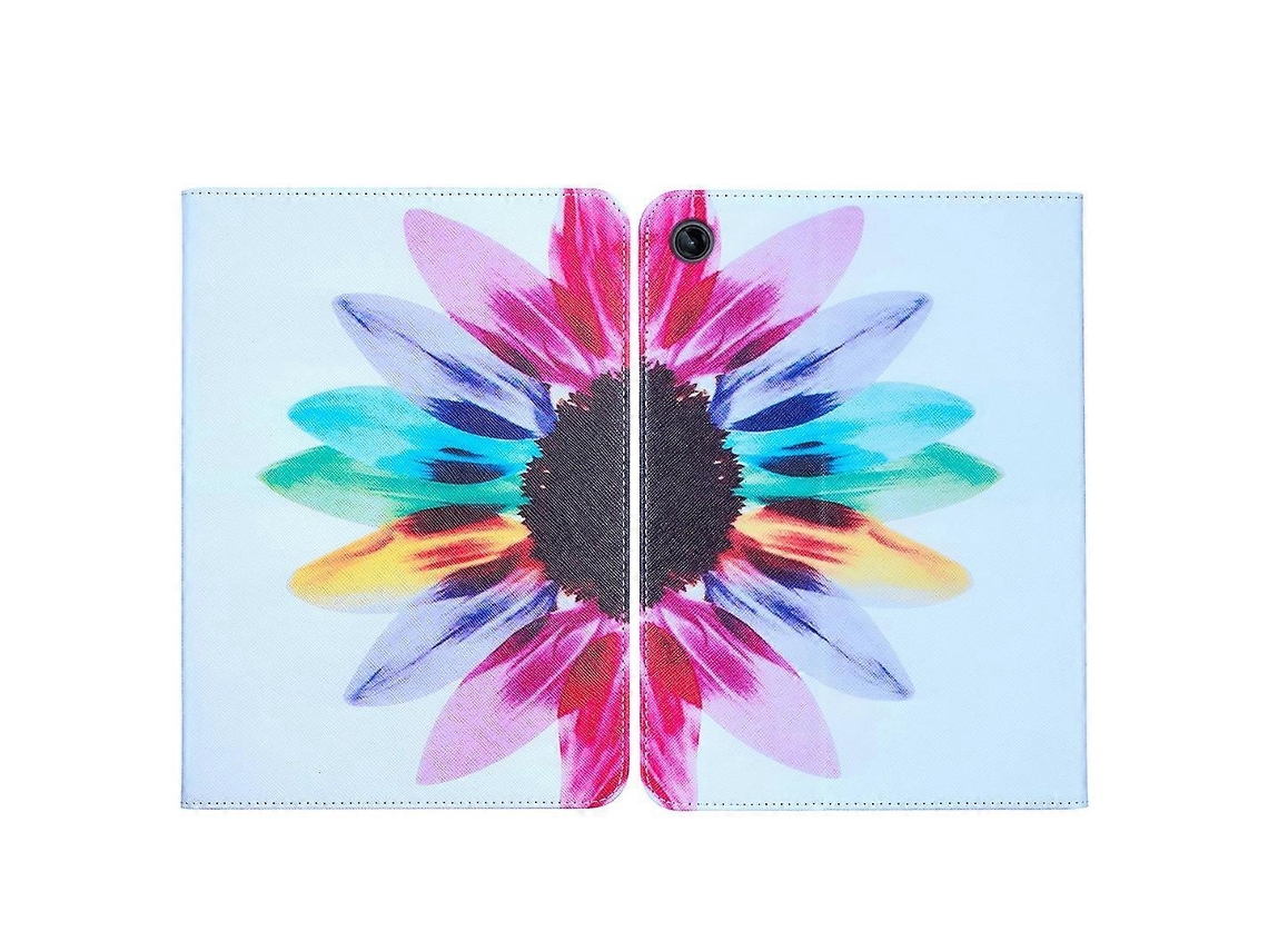 Capa De Couro Com Desenho Colorido Para Tablet Lenovo Tab M10 10.1 Gen 3ª