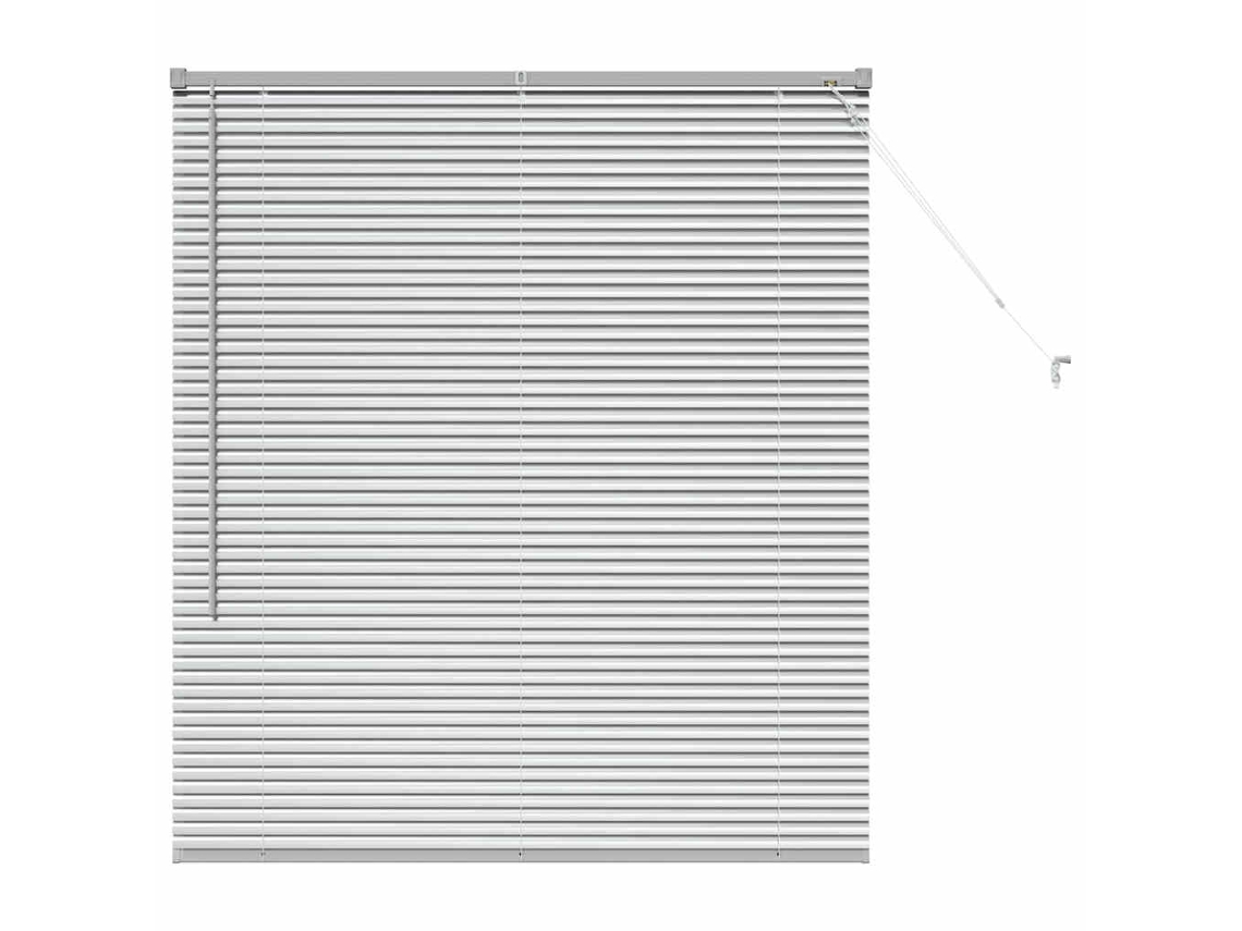 Conjunto 1 Persianas Venecianas Vidaxl Prateado Alumínio (130 X 115 Cm)