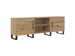 Conjunto 1 Gabinete Para Tv Vidaxl Castanho Derivados De Madeira (150 X 30 X 50 Cm)