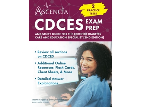 Livro CDCES Exam Prep 2 Practice Tests and Study Guide for the Certified Diabetes Care and Education Specialist 2nd Edition de Jeremy Downs (Inglês)