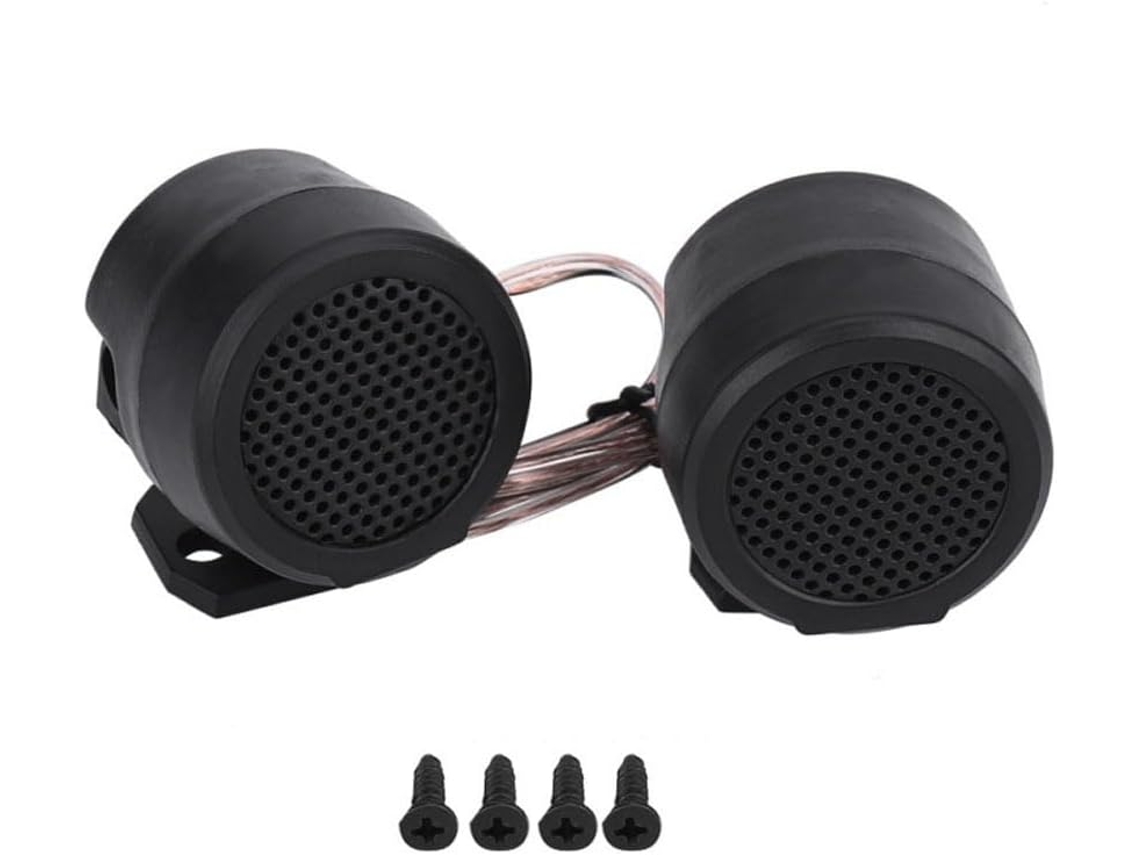 Guidon Musique Haut-parleur 1 Paire 12v 500w Voiture Ronde Super Puissance Haut-parleur Moto Audio