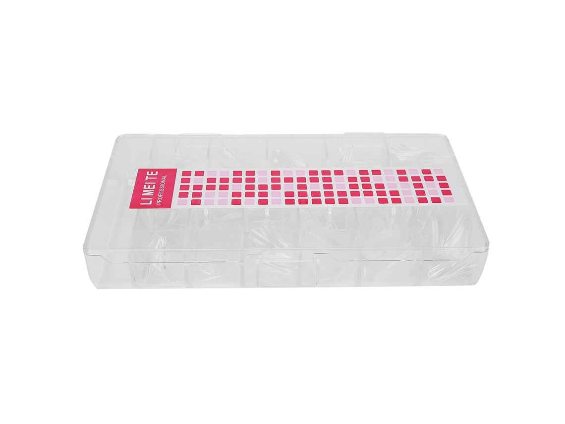 500 Pcs Unhas Falsas Do Tipo Stiletto Largas De Cobertura Completa Transparentes Para Salões De Unhas E Arte De Unhas Diy
