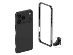 Capa Ultrafina À Prova De Choque Com Estrutura De Liga Metálica Para Iphone 17 Pro