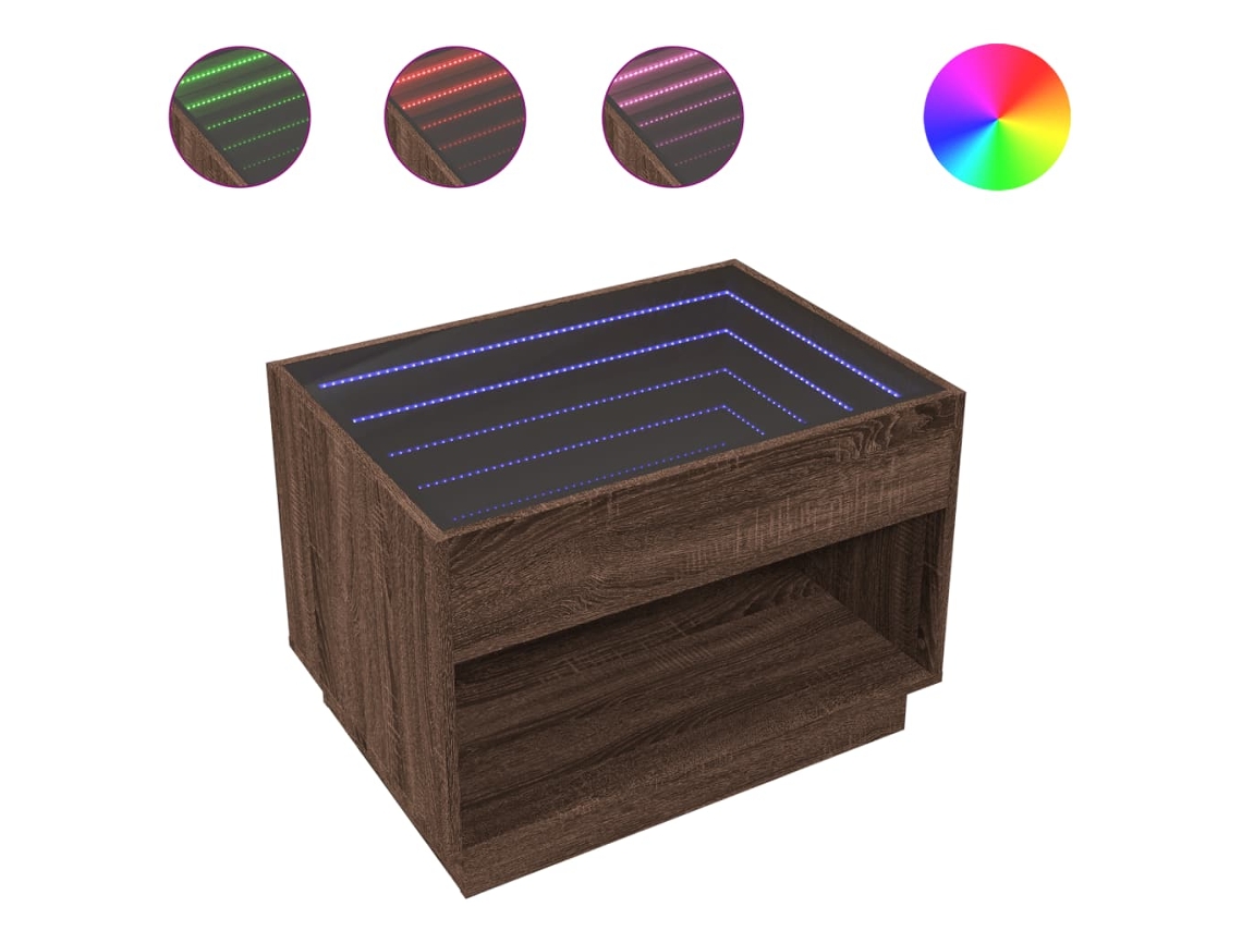 Coffee Table, Coffee Tables Vidaxl Marrom Madeira Processada (n/a)
