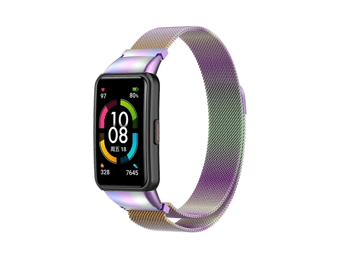 Pulseira De Metal Magnética For Honor Band 7 Milan
