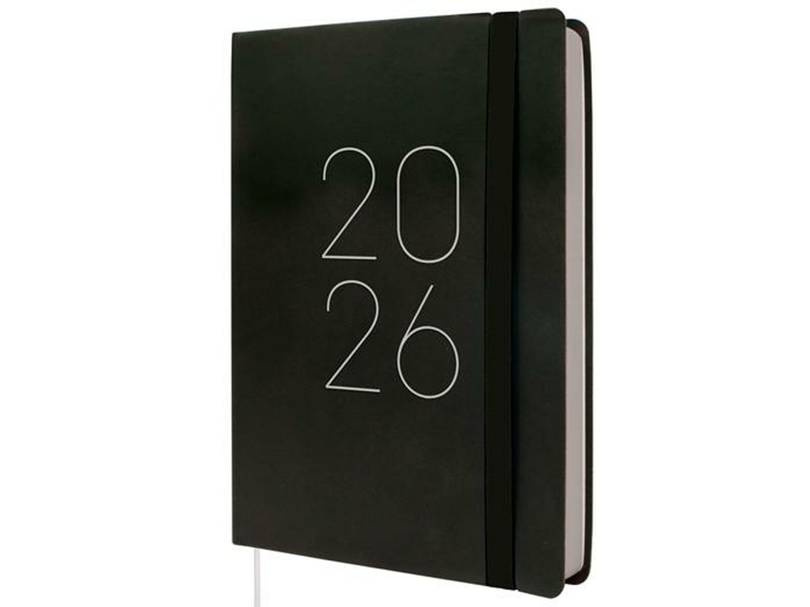 Agenda Finocam Flexi Preto A5 14,8 X 21 Cm 2026