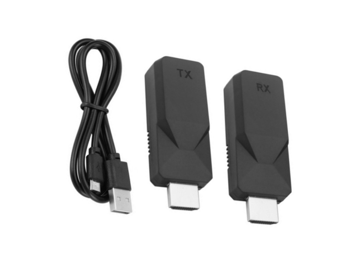 Transmissão De Vídeo Hd Exlinsor Com Amplificação De Sinal Hdmi Para Rj45