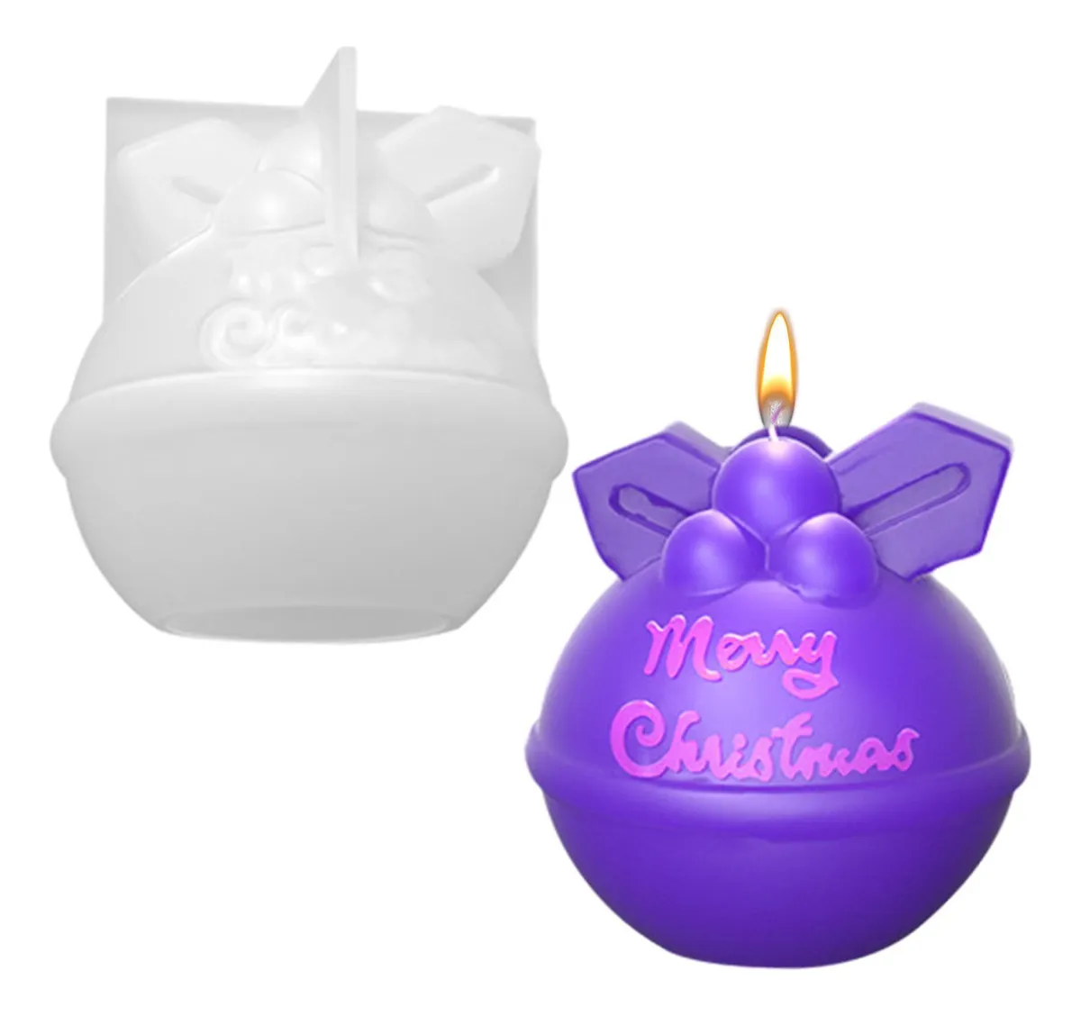 Moldes de silicone 3D de Natal para resina epóxi Moldvayotoy