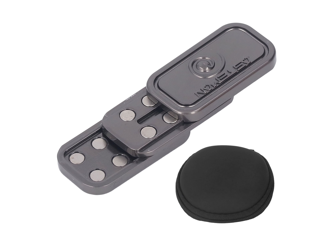 Mali slider Magnético de Alívio de Estresse 3 Camadas Metal Prata Preta Brinquedo Sensorial Adulto