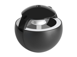 KOFIHETY Umidificador de ar portátil USB de 450 ml para carro, casa e escritório com purificador, difusor de aromaterapia e luz LED, preto