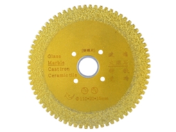 Disco De Corte E Retificação Em Diamante 110mm Para Cerâmica Vidro Pedras Serra Brazed