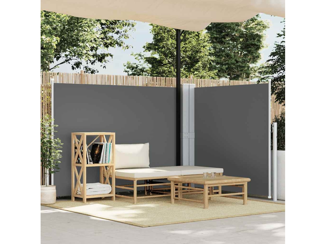 Vidaxl Toldo Lateral Retrátil 140x1000 Cm Antracite
