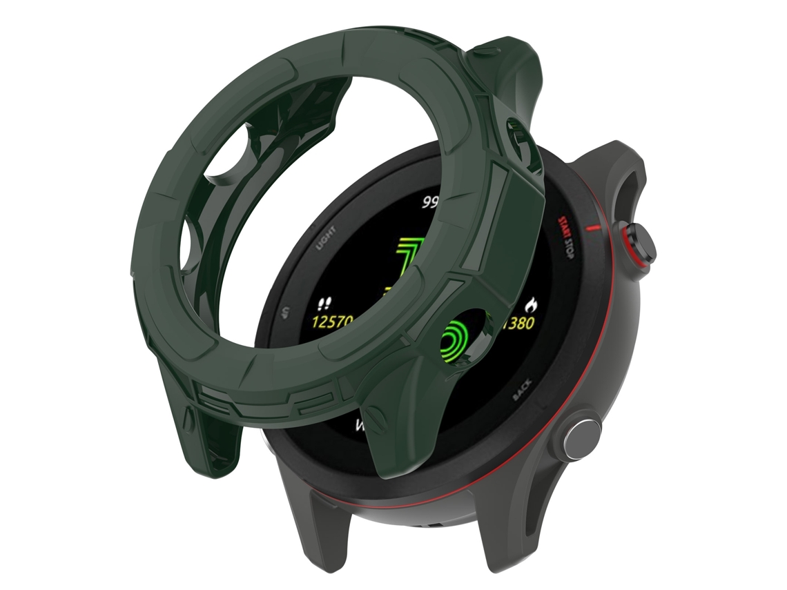 Garmin Forerunner 955 Armor Hollow TPU Watch Case (verde oliva)