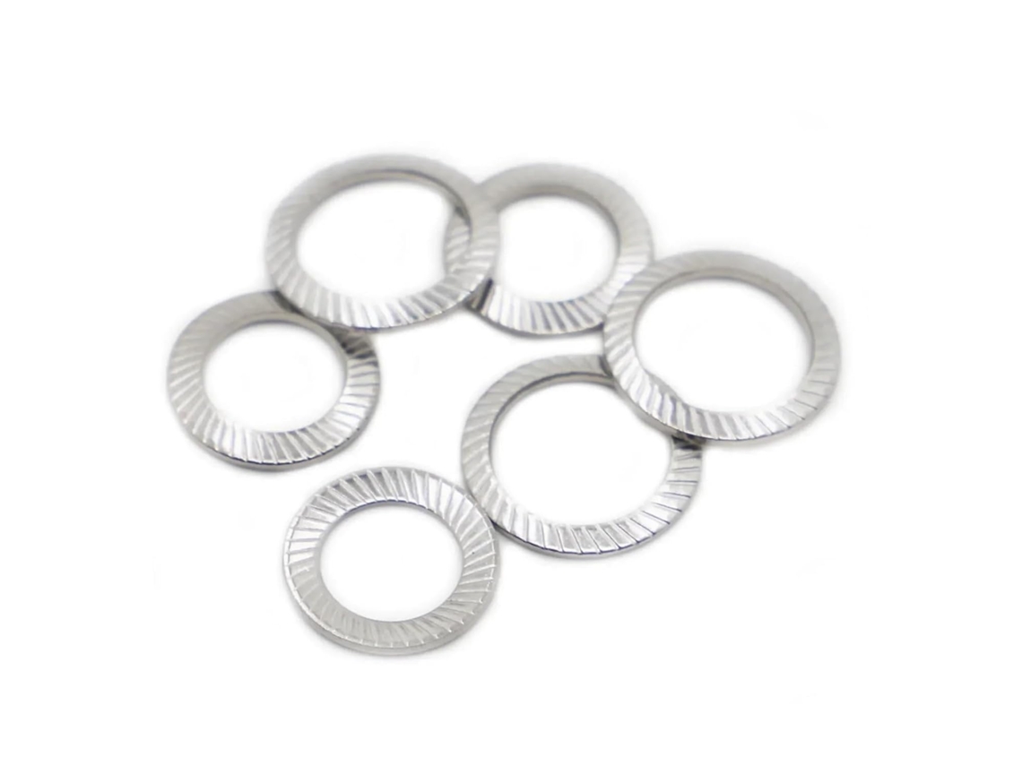 Disco De Arruela Pressão Dentada Com Mola, Aço Inoxidável 304, Junta Elástica Serrilhada Din9250, M2 5, M3, M4, M5, M6
